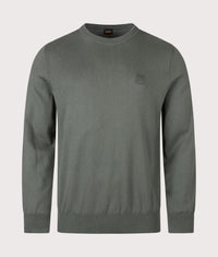Regular Fit Kanovano Knitted Jumper: 377 Open Green 