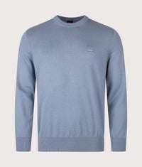 Regular Fit Kanovano Knitted Jumper: 424 Medium Blue 