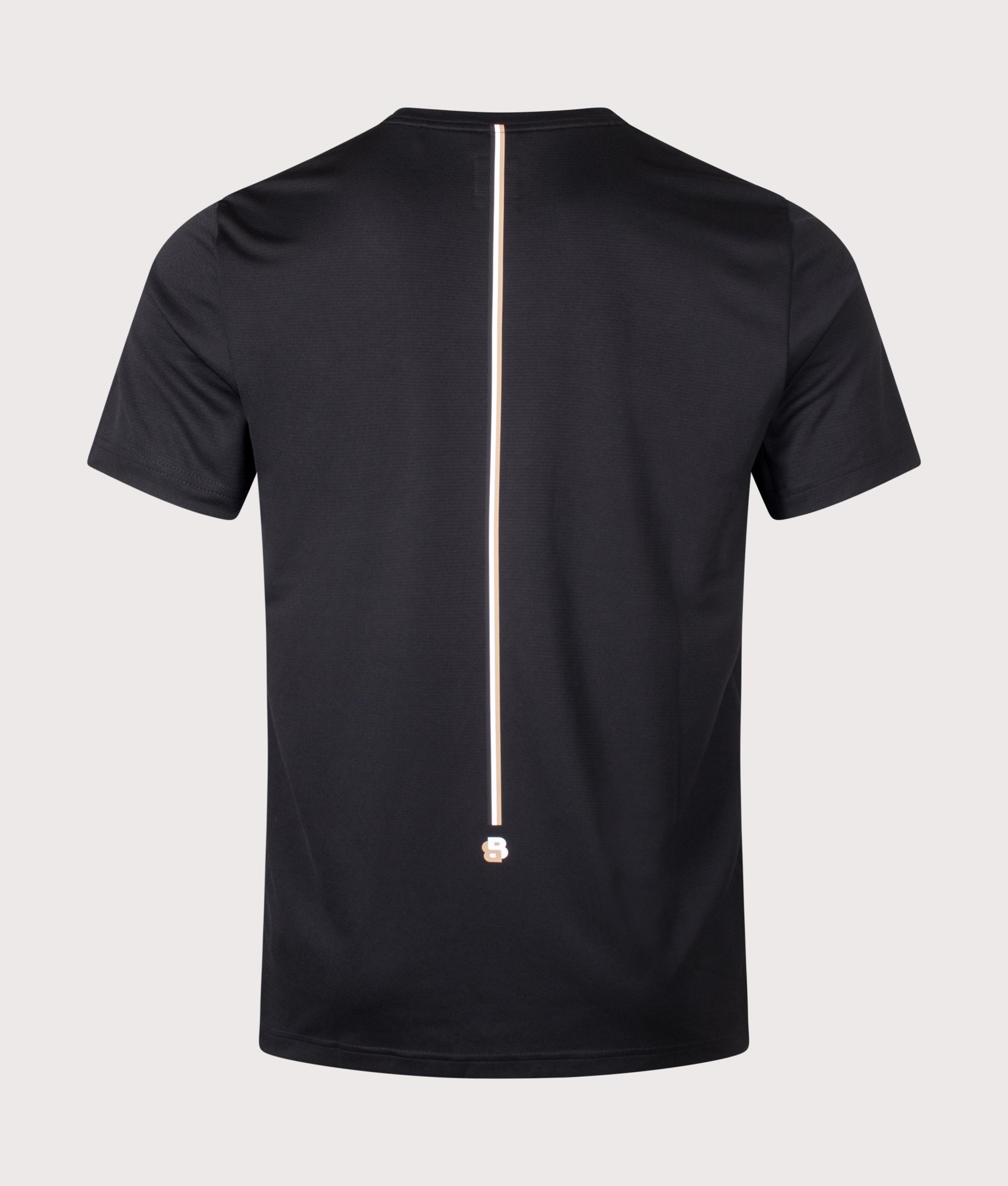 BOSS Slim Fit TS TOC Game T-Shirt in Black at EQVVS Menswear. Back shot.