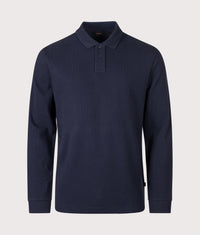 Regular Fit Petempestolong 1 Long Sleeve Polo Shirt: 404 Dark Blue 