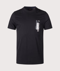 Regular Fit Te Footprint T-Shirt: 001 Black 