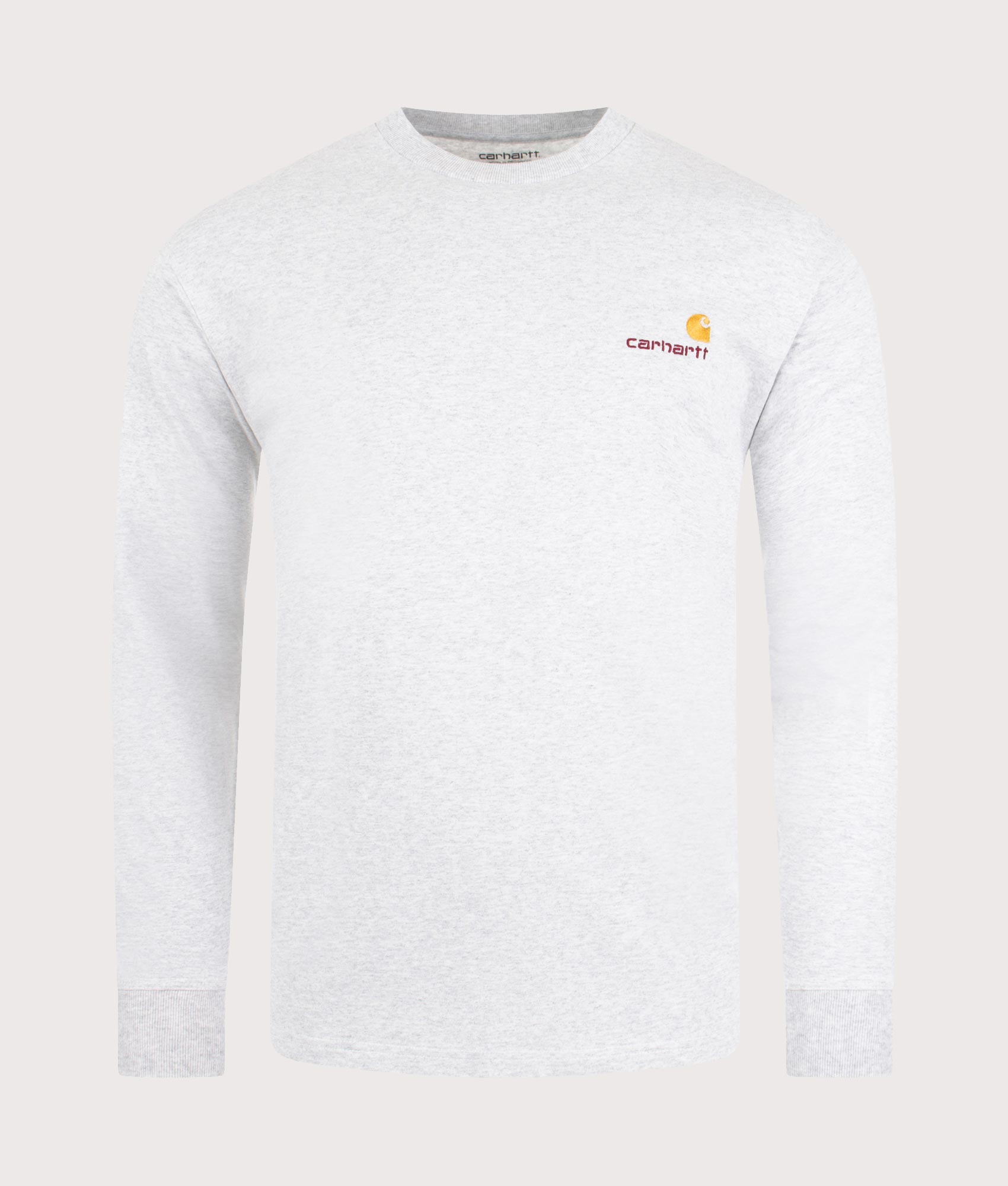 Long-Sleeve-American-Script-T-Shirt-Ash-Heather-Carhartt-EQVVS