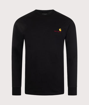 Relaxed-Fit-Long-Sleeve-American-Script-T-Shirt-Black-Carhartt-WIP-EQVVS
