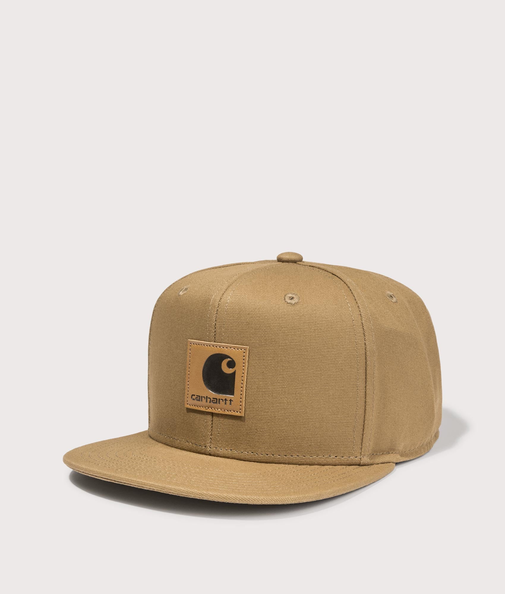 Logo Cap in Hamilton Brown | Carhartt WIP | EQVVS | Front angle shot 