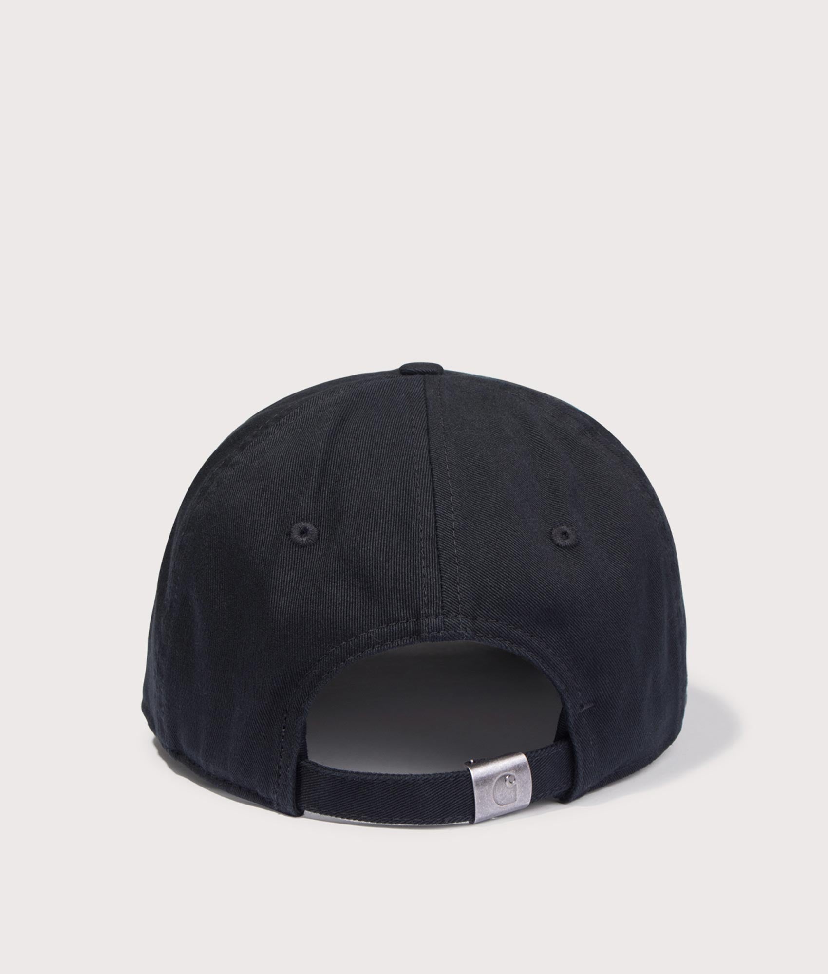 Madison Logo Cap in Leather/Black | Carhartt WIP | EQVVS | Back shot 