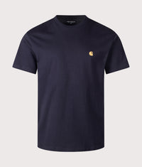 Relaxed Fit Chase T-Shirt: 00HXX Dark Navy/Gold 