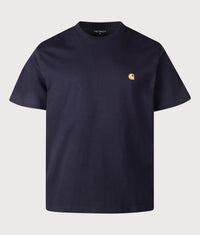 Loose Fit Chase T-Shirt: 00HXX Dark Navy/Gold 