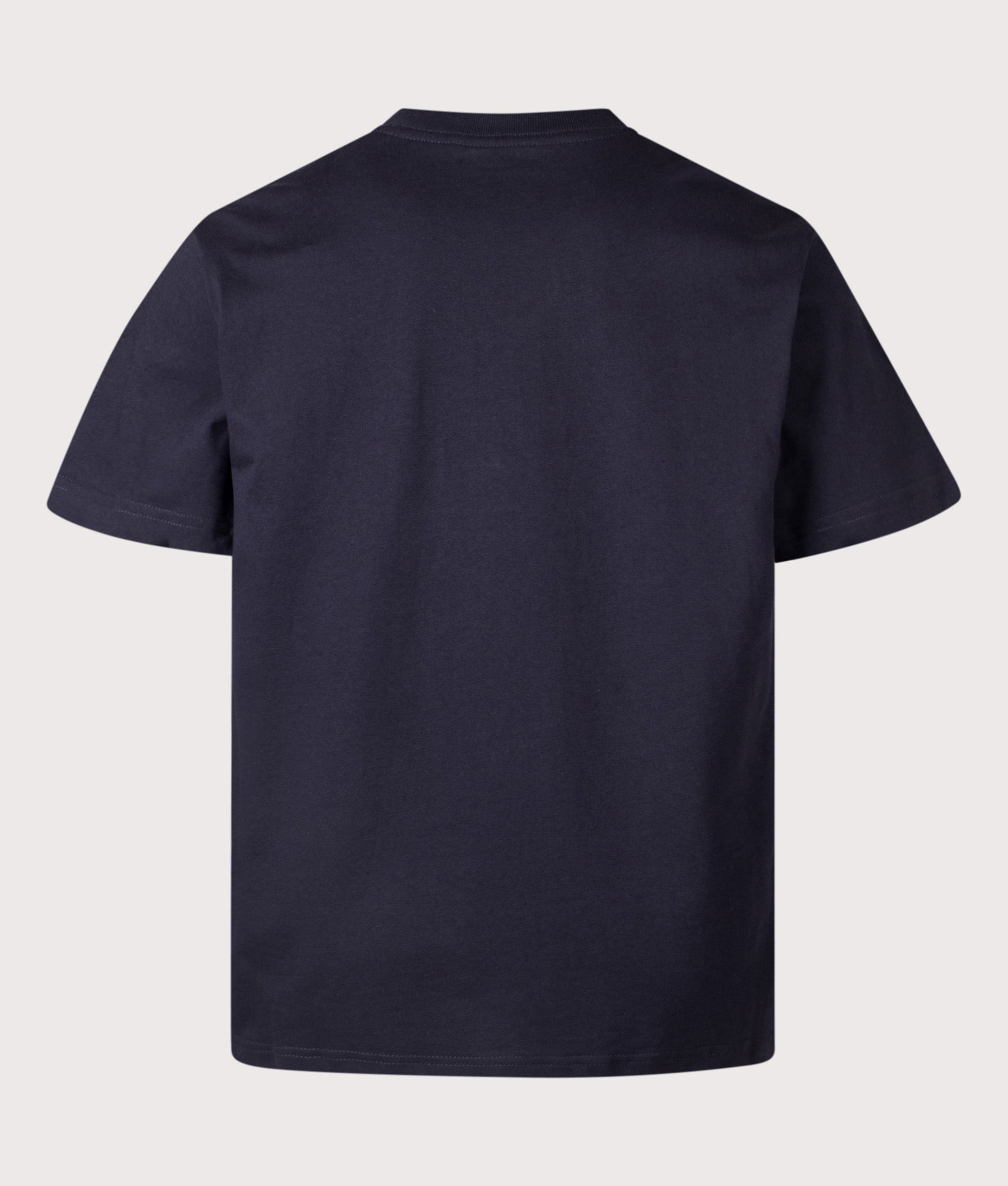 Carhartt WIP Loose Fit Chase T-Shirt in Dark Navy at EQVVS Menswear. Back shot.
