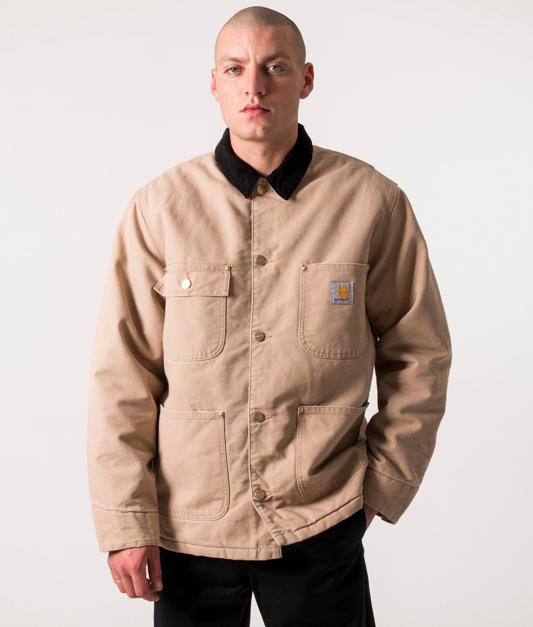 Relaxed-Fit-OG-Chore-Overshirt-Dusty-H-Brown/Black-Carhartt-WIP-EQVVS