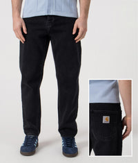 Relaxed Fit Newel Jeans: 8906 Black 