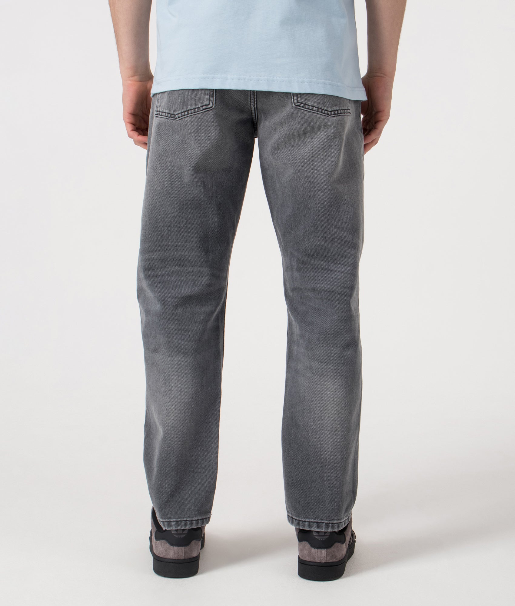 Relaxed Fit Newel Jeans. Shot by EQVVS. Back shot.