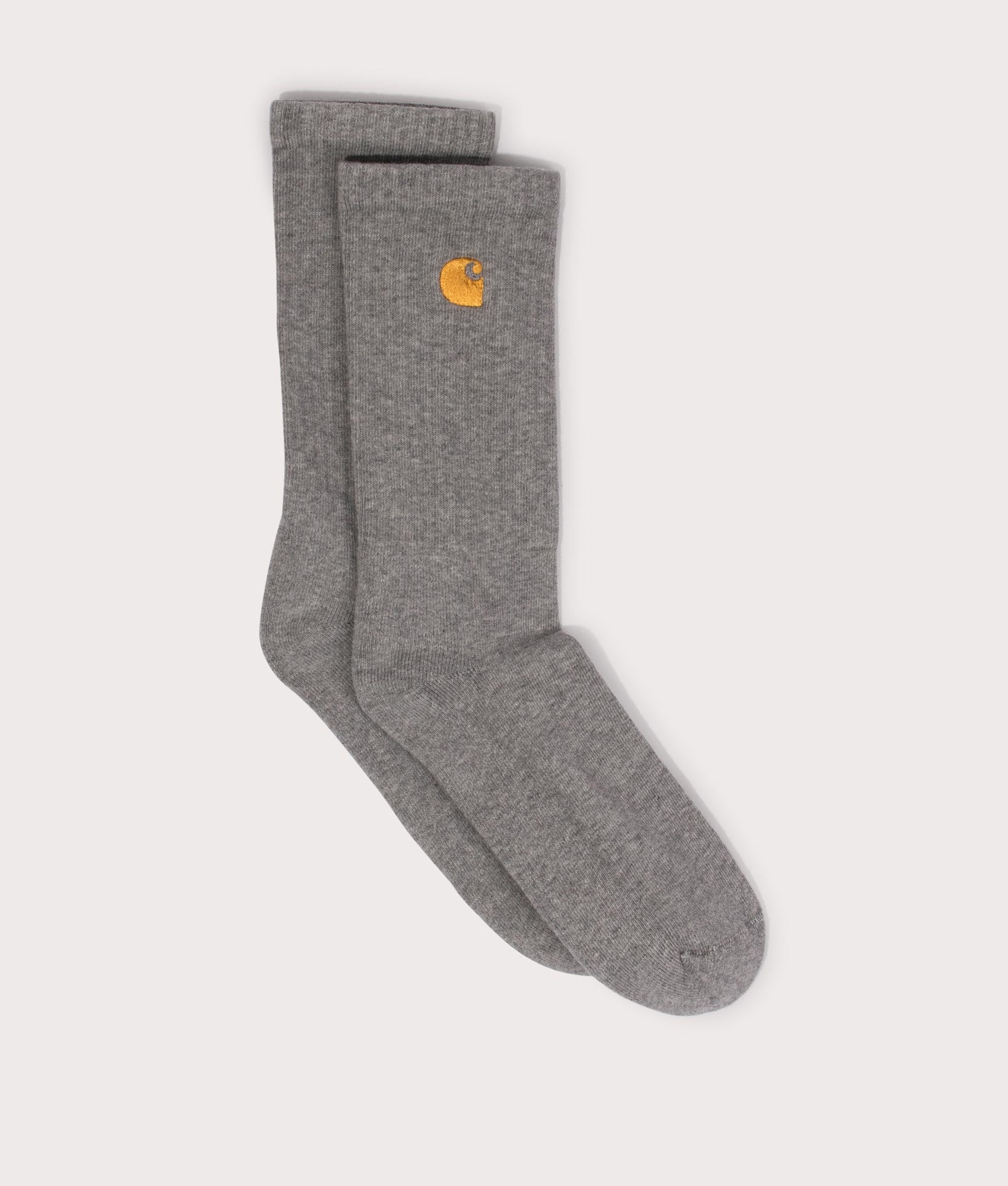 Chase-Socks-Grey-Heather/Gold-Carhartt-WIP-EQVVS