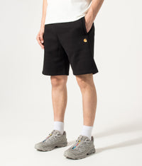 Loose Fit Chase Sweat Shorts: 00FXX Black/Gold 