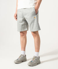 Loose Fit Chase Sweat Shorts: 00MXX Grey Heather/Gold 