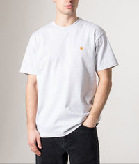 Loose Fit Chase T-Shirt: 00JXX Ash Heather / Gold 