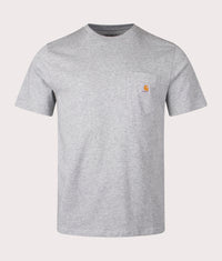 Pocket T-Shirt: V6XX Grey Heather 