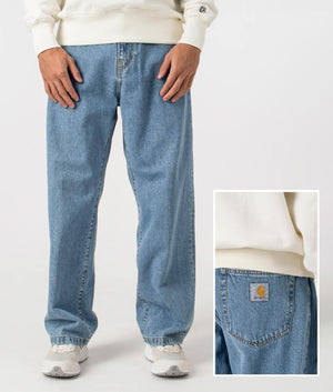 Relaxed Fit Landon Jeans. Shot by EQVVS. Front detail shot.