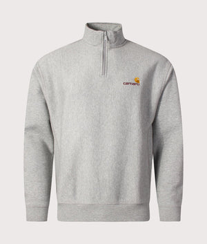American-Half-Zip-Sweatshirt-Grey-Carhartt-WIP-EQVVS