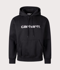 Relaxed Fit Carhartt Hoodie: 0D2XX Black/White 