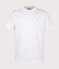 Relaxed Fit Chase T-Shirt: 00RXX White/Gold 