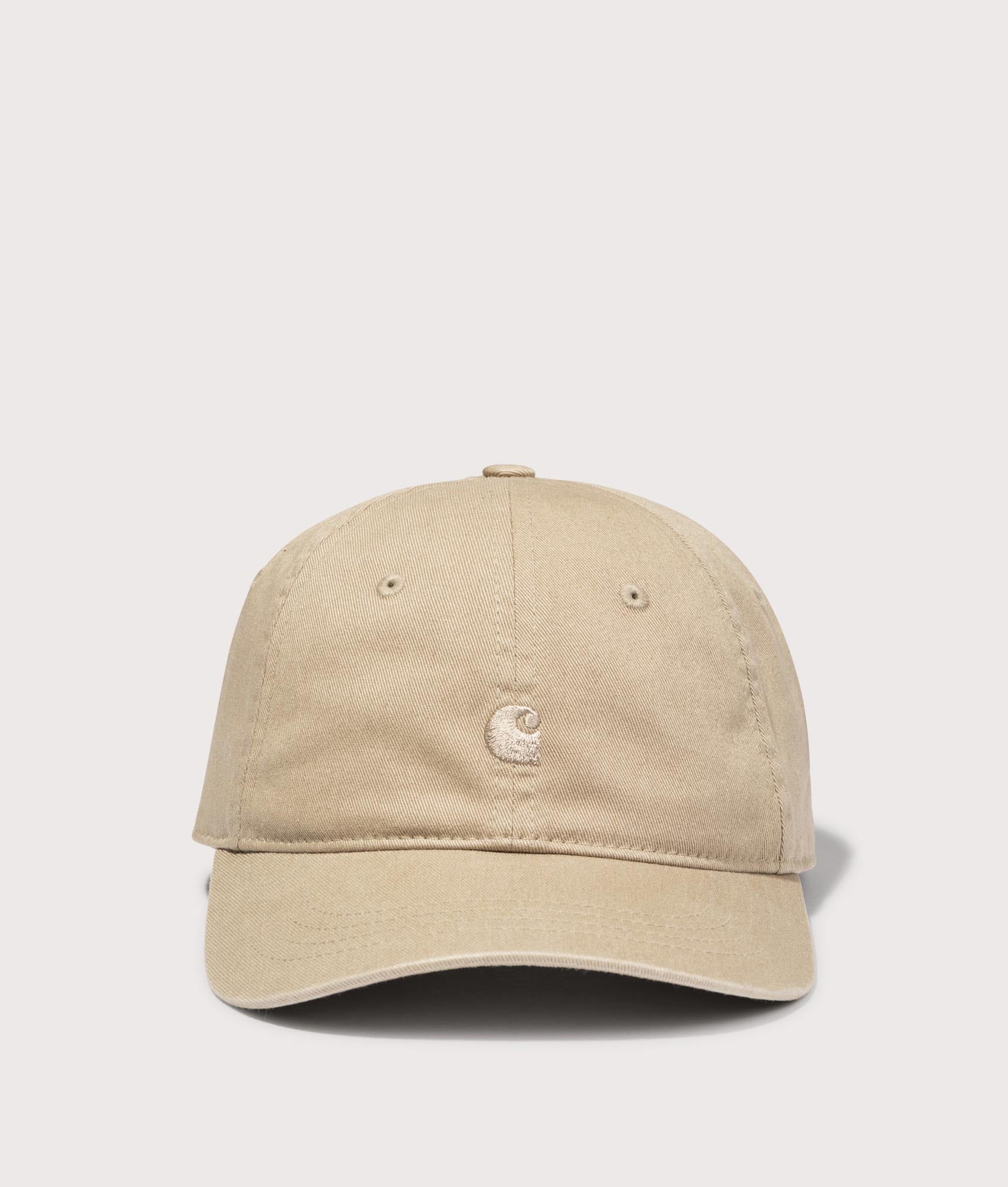 Madison Logo Cap in Wall | 100% Cotton | Carhartt WIP | EQVVS | Front shot 