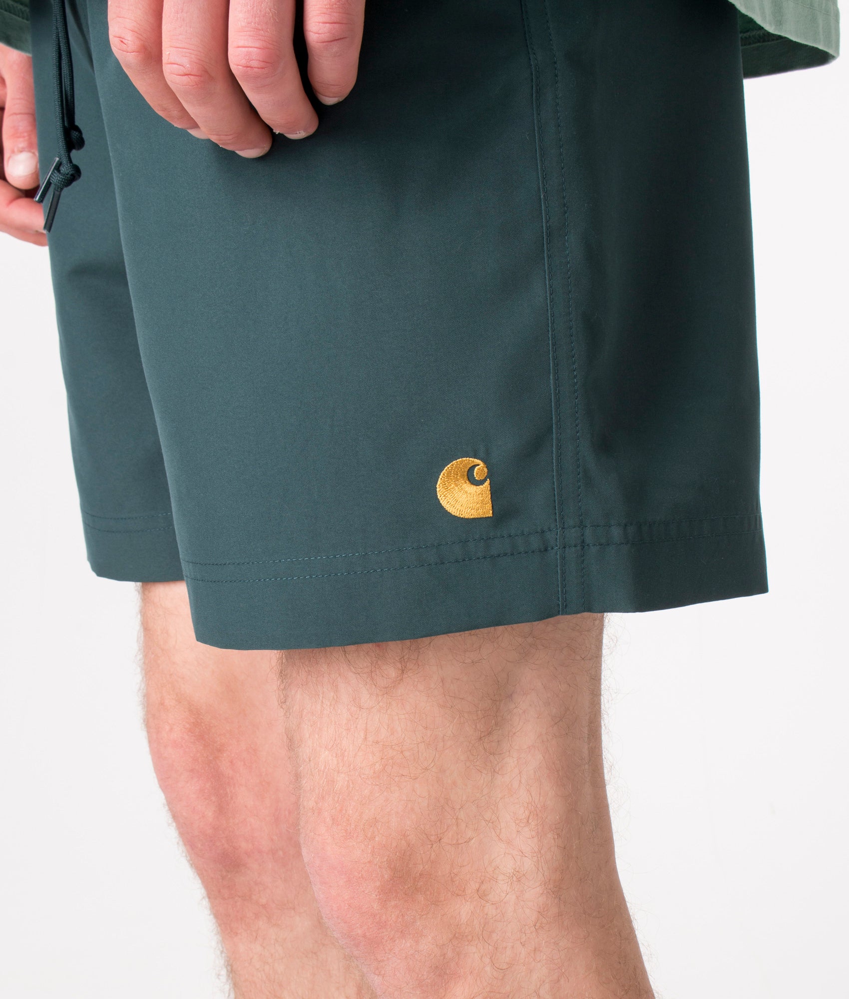 Regular-Fit-Chase-Swim-Trunks-Botanic/Gold-Carhartt-WIP-EQVVS