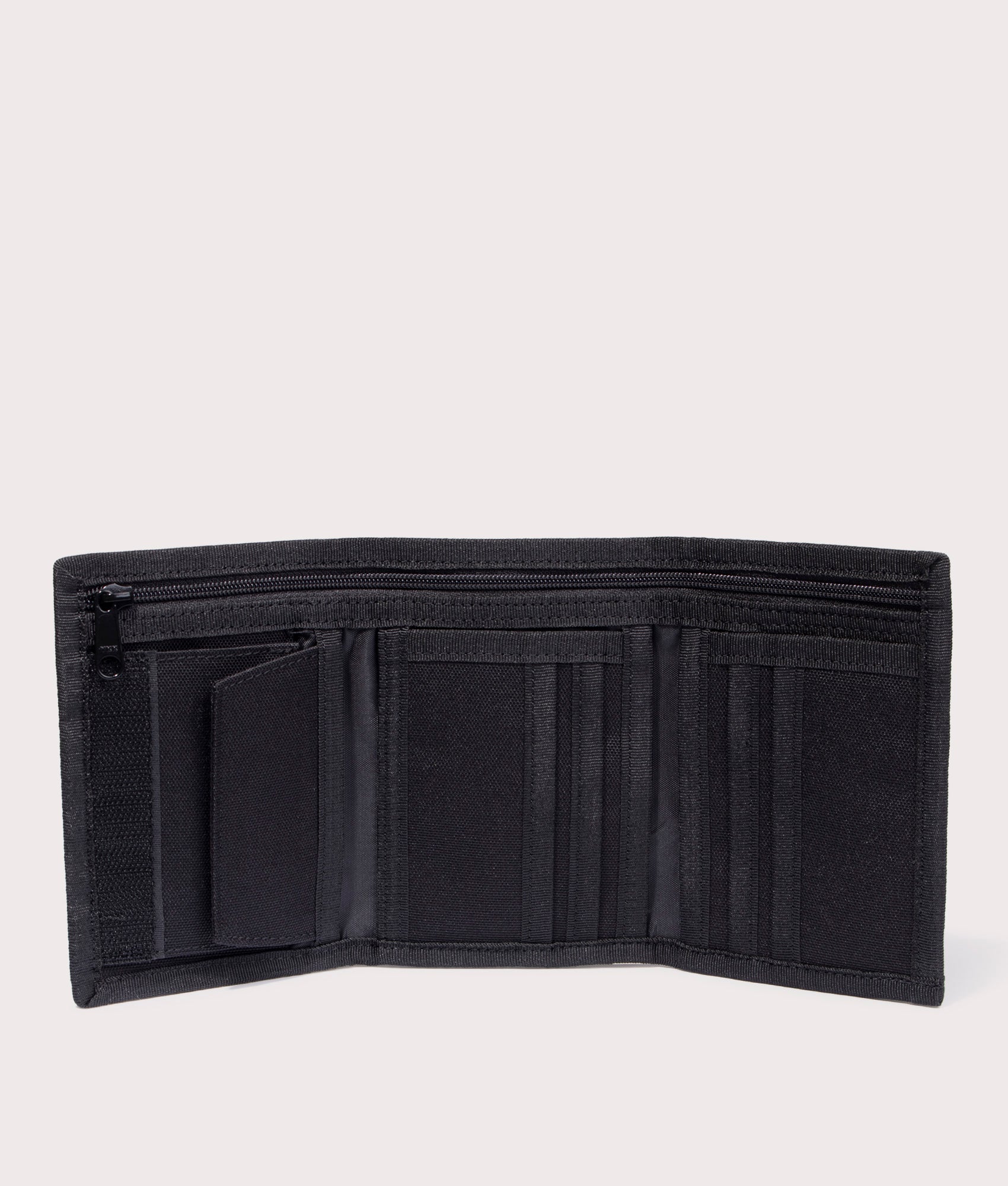 Carhartt Alec Wallet in 89xx black opened shot at EQVVS