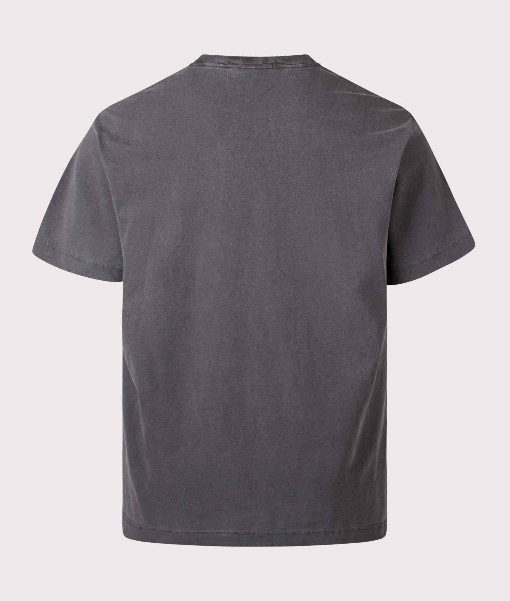 Carhartt WIP Relaxed Fit Nelson T-Shirt in Black at EQVVS Menswear. Back shot.
