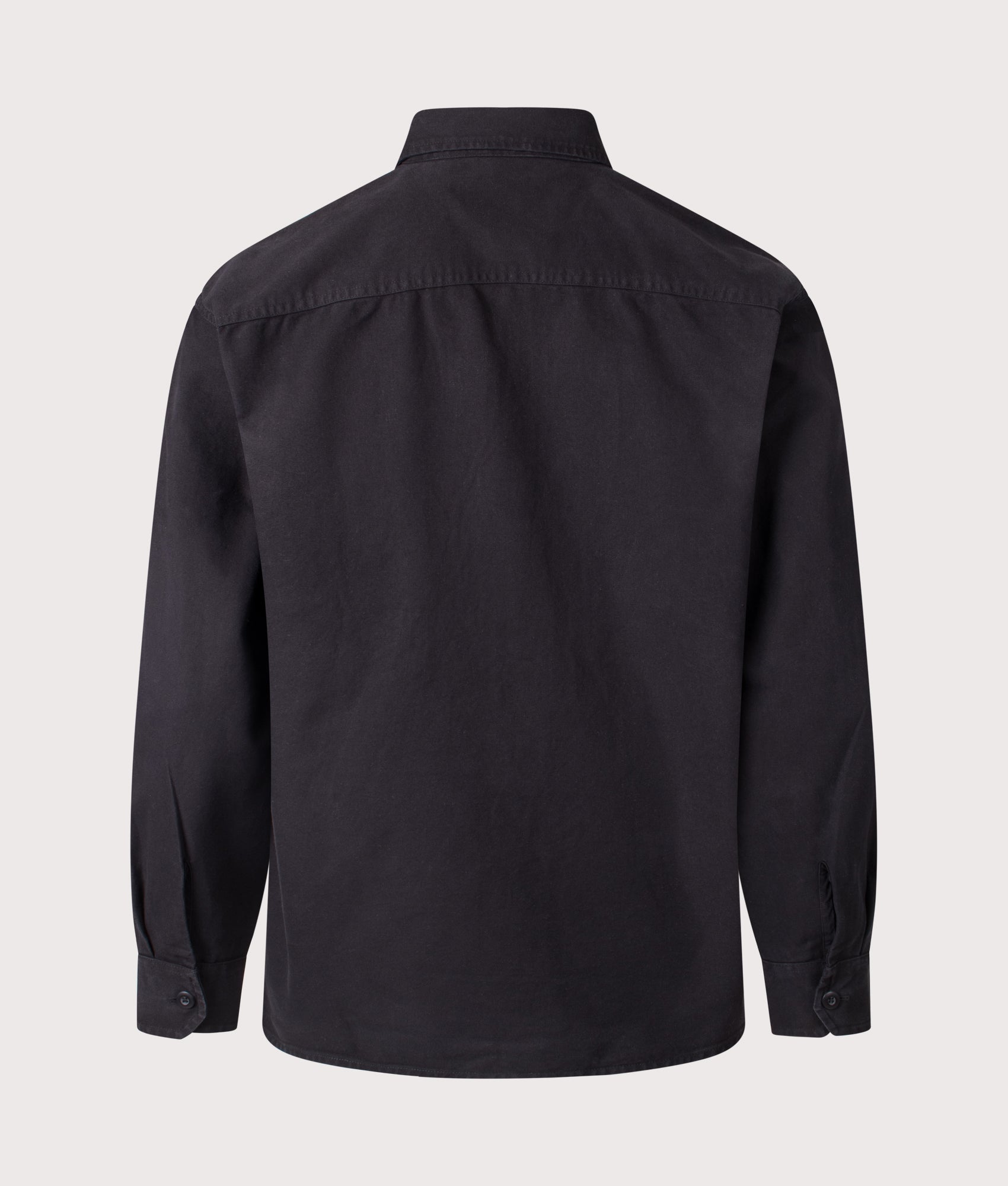 Carhartt WIP, Reno Overshirt, Black, Eqvvs Menswear, back shot angle