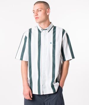 Relaxed-Fit-Short-Sleeve-Elcano-Shirt-Elcano-Stripe/Icarus/Botanic-Carhartt-WIP-EQVVS