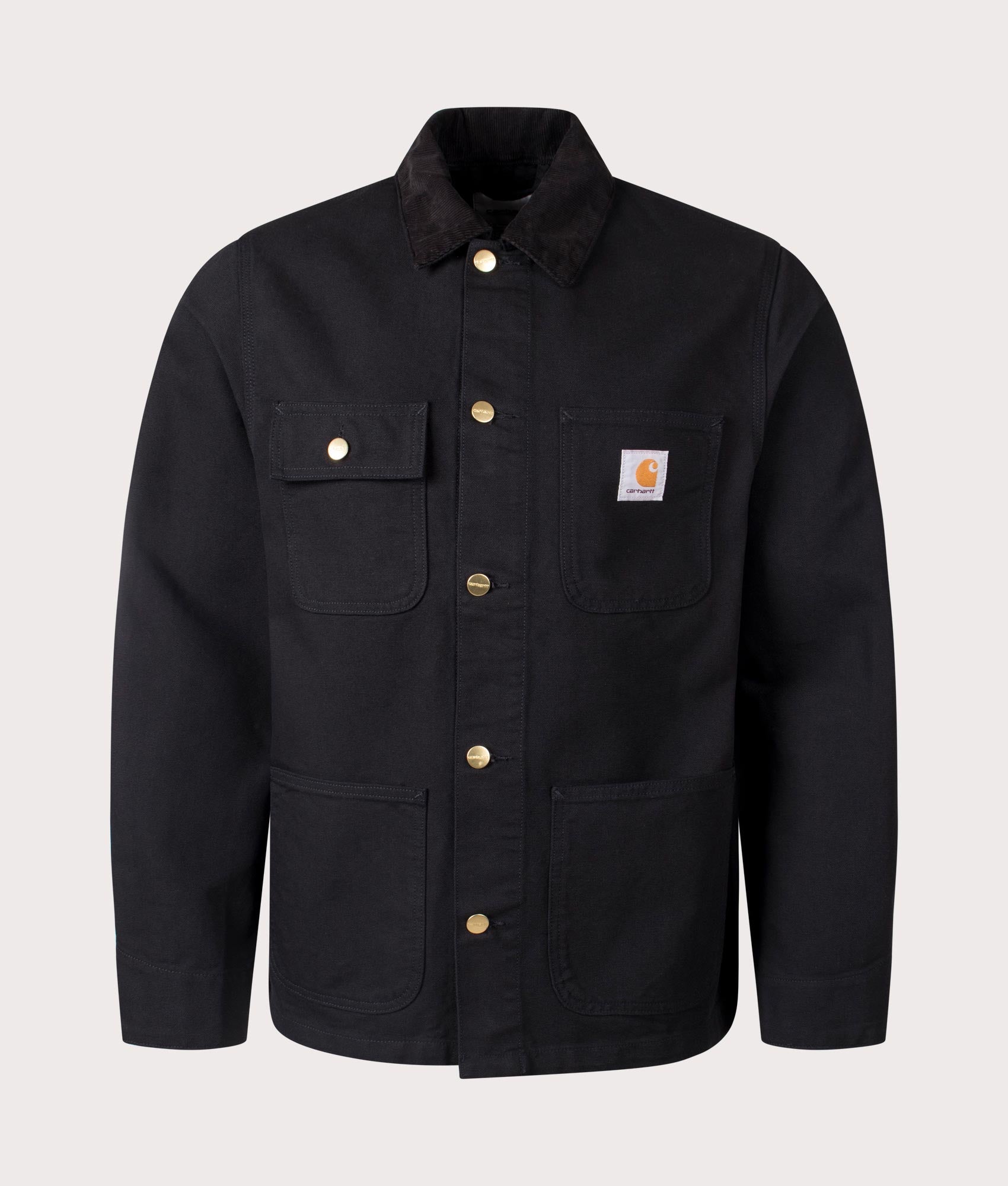 Carhartt WIP Michigan Coat in Black at EQVVS Menswear Front Shot