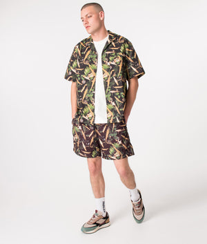 Relaxed-Fit-Short-Short-Lumen-Shirt-Lumen-Print/Black-Carhartt-WIP-EQVVS