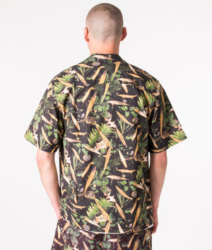 Relaxed-Fit-Short-Short-Lumen-Shirt-Lumen-Print/Black-Carhartt-WIP-EQVVS