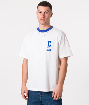 Relaxed-Fit-Ringer-T-Shirt-White/Lazurite-Carhartt-WIP-EQVVS