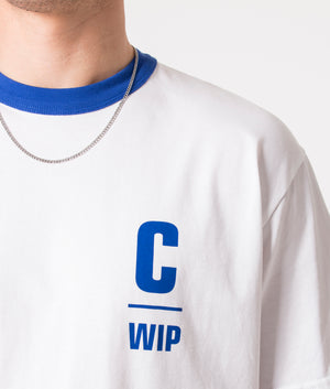 Relaxed-Fit-Ringer-T-Shirt-White/Lazurite-Carhartt-WIP-EQVVS
