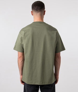 Relaxed-Fit-Warm-Embrace-T-Shirt Dollar-Green-Carhartt-WIP-EQVVS-Back-Image