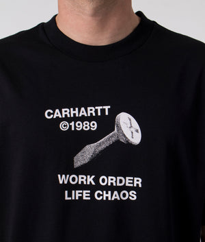 Relaxed-Fit-Strange-Screw-T-Shirt-Black-Carhartt-WIP-EQVVS-Detail-Image