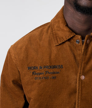 Rugged-Letterman-Jacket-Deep-H-Brown-Black-Carhartt-WIP-EQVVS-Detail-Image