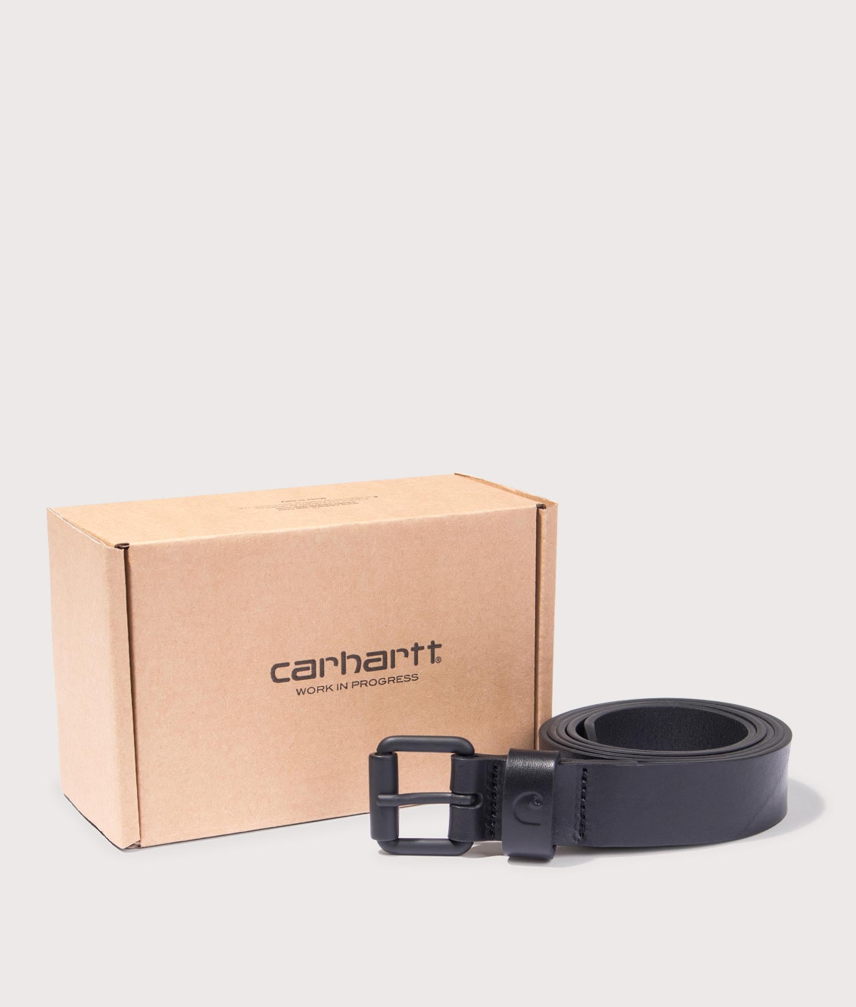 Carhartt WIP Ryan Belt in Black at EQVVS Menswear.