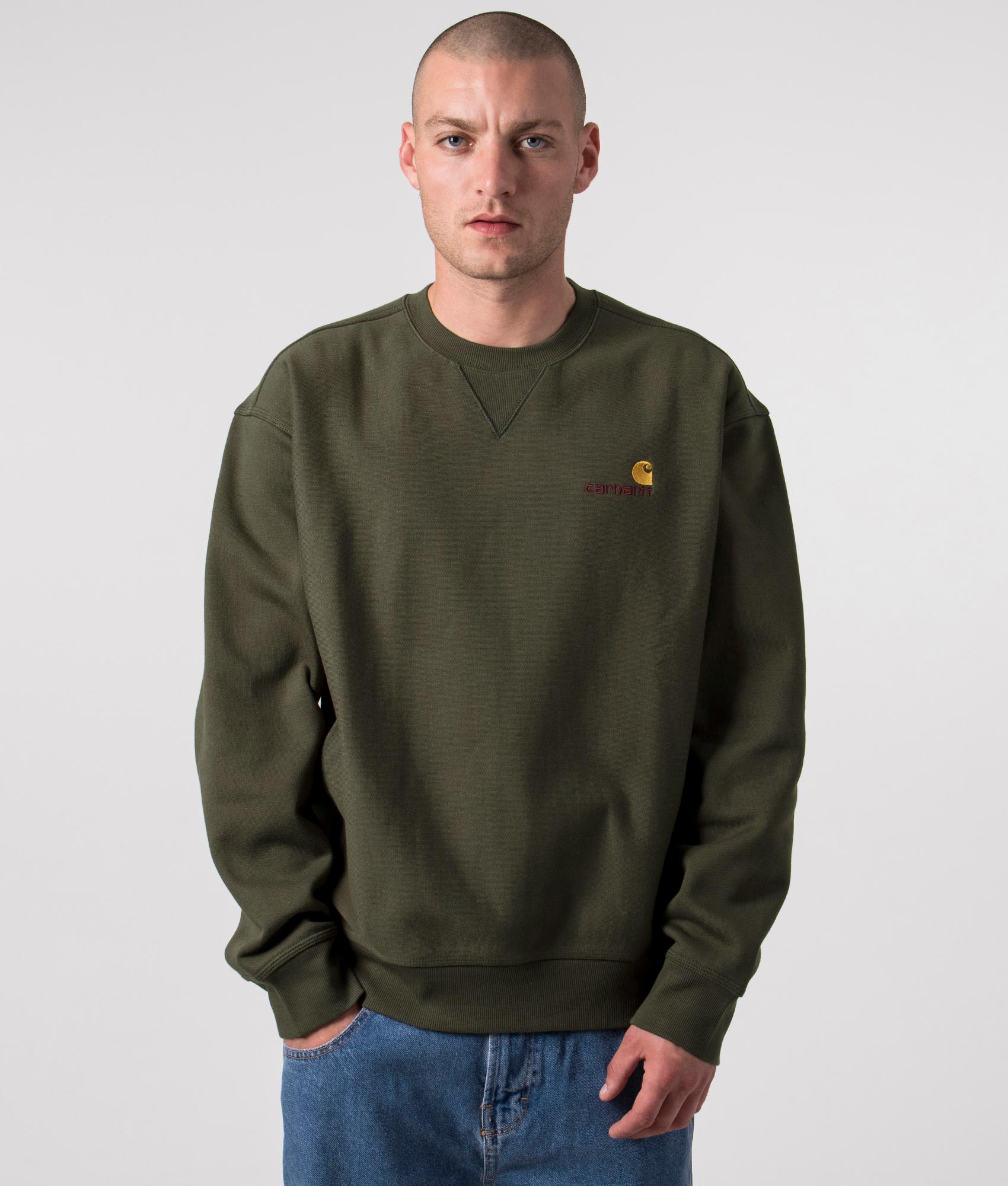 American Script Sweatshirt, Carhartt WIP, EQVVS, Front