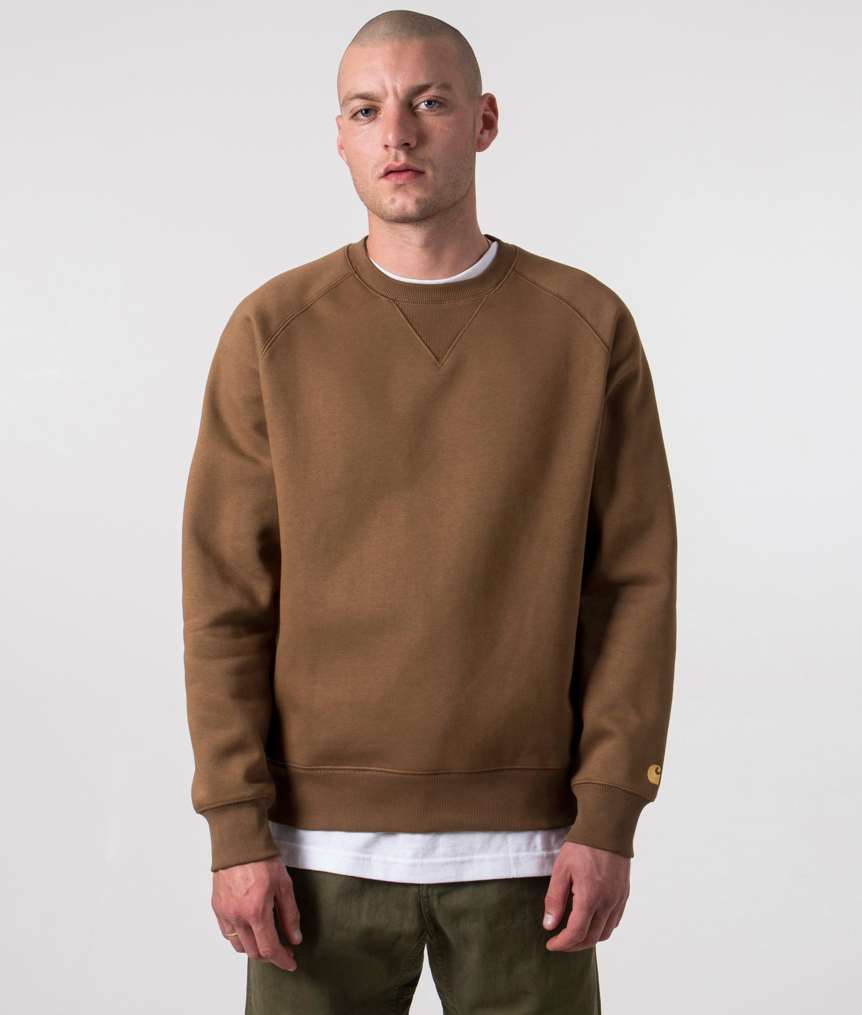 Chase-Sweatshirt-Tamarid/Gold-Carhartt-WIP-EQVVS