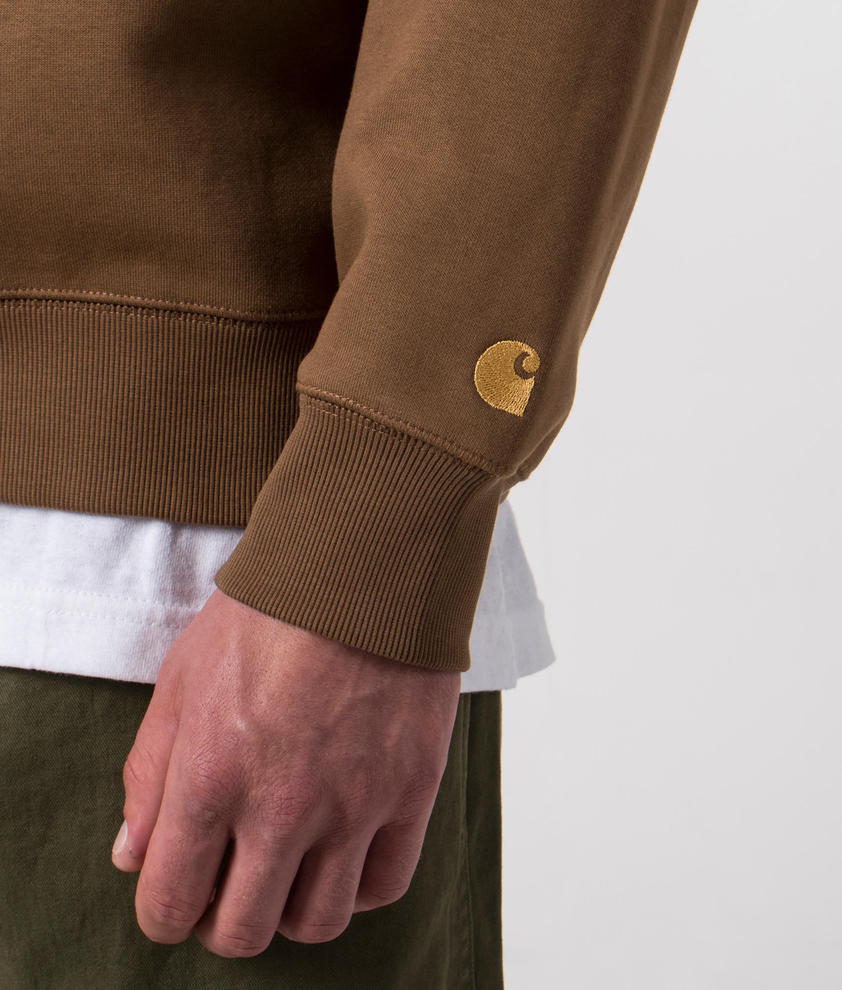 Chase-Sweatshirt-Tamarid/Gold-Carhartt-WIP-EQVVS