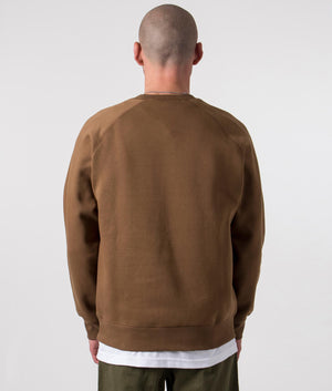 Chase-Sweatshirt-Tamarid/Gold-Carhartt-WIP-EQVVS