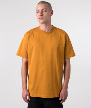 Relaxed-Fit-Chase-T-Shirt-Buckthorn/Gold-Carhartt-WIP-EQVVS