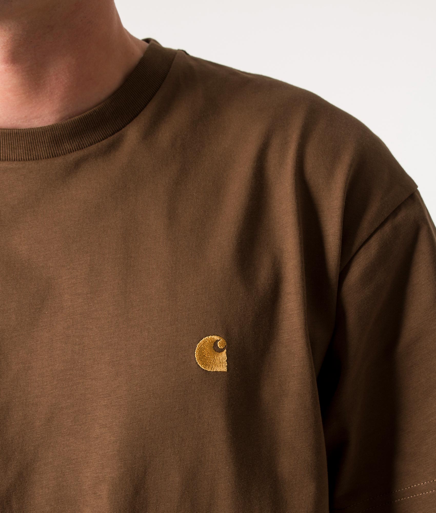 Relaxed-Fit-Chase-T-Shirt-Tamarind/Gold-Carhartt-WIP-EQVVS