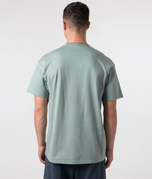 Relaxed-Fit-Chase-T-Shirt-Glassy-Teal/Gold-Carhartt-WIP-EQVVS
