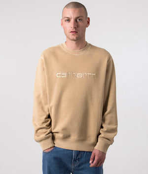 Carhartt WIP, Duster Sweatshirt, Dusty Brown, EQVVS, Front