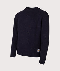 Regular Fit Anglistic Jumper: 1T4XX Speckled Dark Navy 