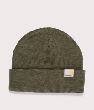 Stratus Low Beanie in Cypress | Carhartt WIP | Shot at EQVVS | Front shot 