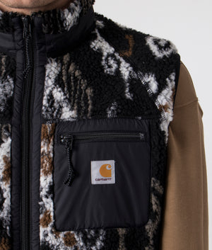 Prentis-Vest-Liner-1QNXX-Baru-Jacquard-Black/Black-Carhartt-WIP-EQVVS-Detail-Image